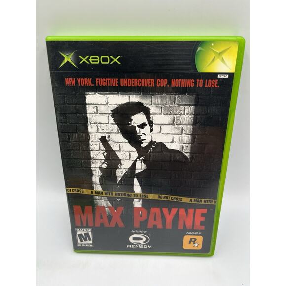 Max Payne (Microsoft Xbox, 2001) Original CIB - Very Good Condition - Picture 1 of 8